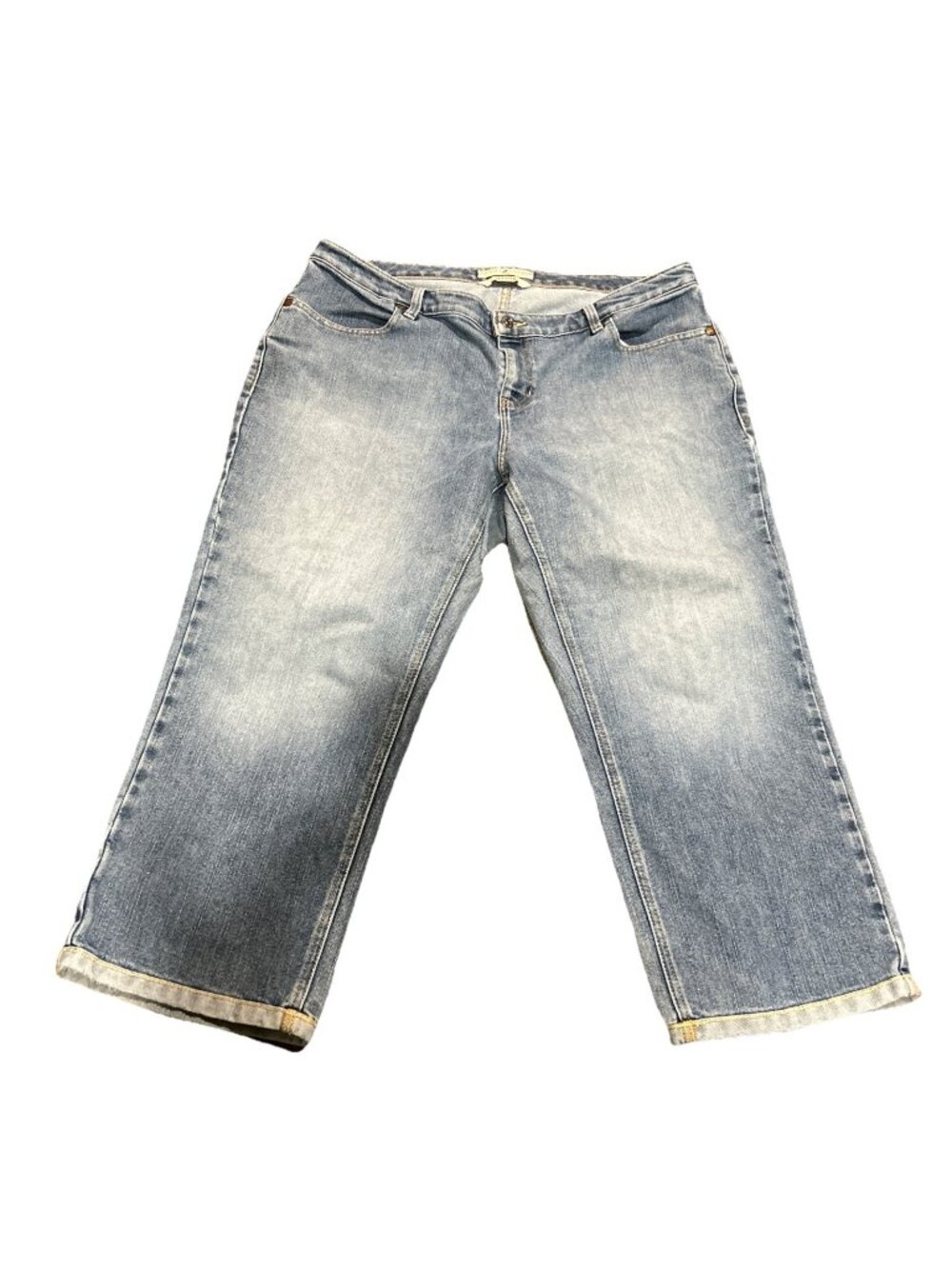 Tommy Hilfiger Vintage Womens Hipster Jeans 40 x 25  Plus faded Worn